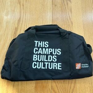 Home Depot Trivia Box Challenge Tote Duffel Bag This Campus Builds Culture Black